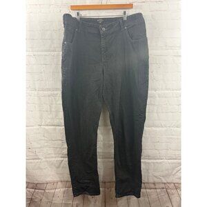 Riders by Lee Jeans Womens Size 22WL Black High Waisted Casual Streetwear Denim